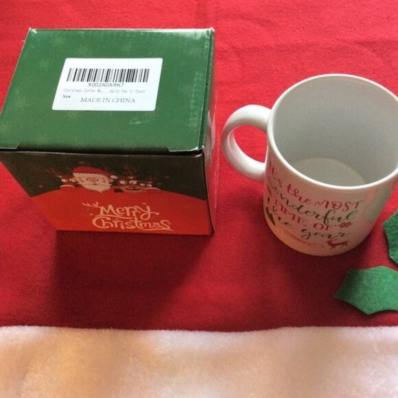 IT'S THE MOST WONDERFUL CHRISTMAS COFFE MUG HOLIDAY GIFT - Picture 7 of 10